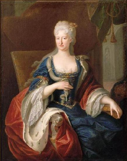 unknow artist Portrait de Marie Anne de Neubourg Germany oil painting art